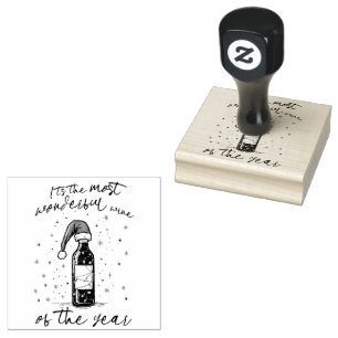 De meest wonderschone wijn van het jaar rubberstempel