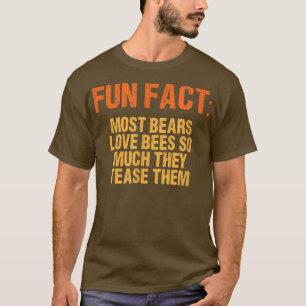 De meeste Beren houden van bijen zo veel grappig d T-shirt