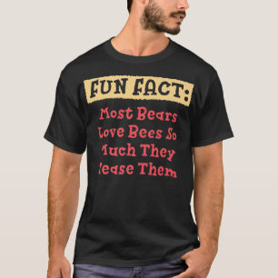 De meeste Beren houden van bijen zo veel grappig d T-shirt