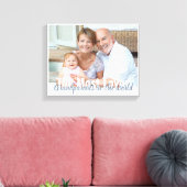 De meeste geliefde grootouders in de Wereld Foto W Canvas Afdruk (Insitu (Woonkamer))