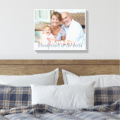 De meeste geliefde grootouders in de Wereld Foto W Canvas Afdruk (Insitu (Slaapkamer))