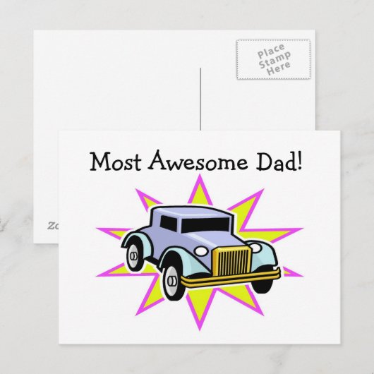 De meeste Geweldige Papa! - Briefkaart (Voorkant / Achterkant)