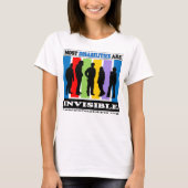 De meeste handicaps zijn onzichtbaar - T-shirt (Voorkant)