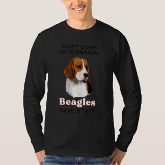 De meeste honden hebben eigenaren Beagles hebben p T-shirt