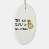 De meeste instrumenten - de Franse Hoorn Keramisch Ornament (Rechts)