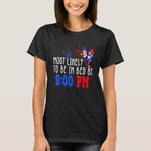 De meeste kans bestaat dat het om 900 uur op 4 jul t-shirt