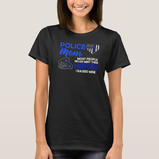 De meeste mensen ontmoeten hun helden nooit. t-shirt (Voorkant)