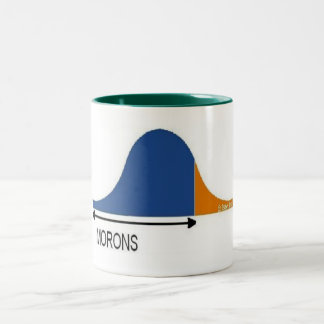 De meeste mensen zijn Morons Tweekleurige Koffiemok