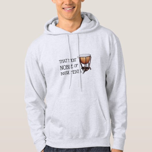 De meeste noble instrumenten - Timpani Hoodie (Voorkant)