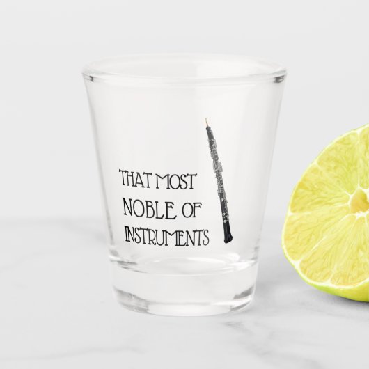 De meeste noble van instrumenten - oboe heet glas (Voorkant)