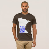 De meeste Rocks en Koeien Funny Minnesota T-shirt (Voorkant volledig)