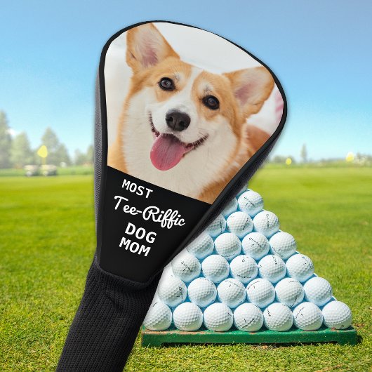 De meeste T-shirt-Riffic DOG MOM Persoonlijke Golf Golfheadcover