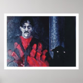 De meester die het schilderen beheert de handen va poster (Voorkant)