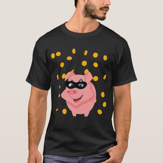 De meester-spellen van de munten met telefoongamer t-shirt (Voorkant)
