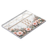 De Meesterplan | Art Deco Goud Folie Bruiloft Notitieboek (Linkerzijde)