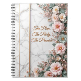 De Meesterplan | Art Deco Goud Folie Bruiloft Notitieboek