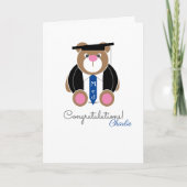 De meesters in onderwijsgelukwensen dragen kaart (Voorkant)