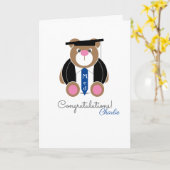 De meesters in onderwijsgelukwensen dragen kaart (Gele Bloem)