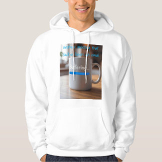 De "Meeting Buffering" werk Humor Hoodie