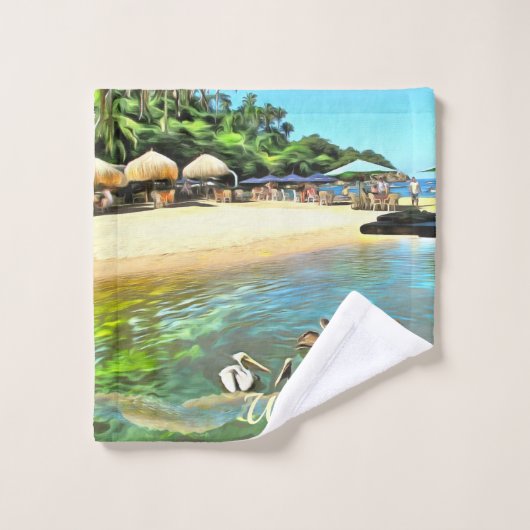 De Meets Ocean 0330 Bad Handdoek (Wasdoekje)