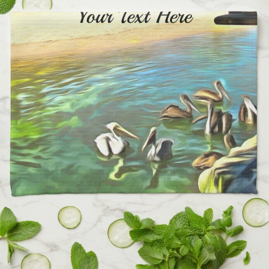 De Meets Ocean 0330 Theedoek (Gevouwen)