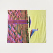 De meeuw op een middag van conclaaf wandkleed (Voorkant (horizontaal))