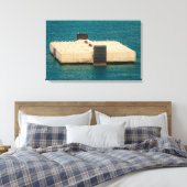 de meeuwen op opgespannen canvasprint canvas afdruk (Insitu (Slaapkamer))