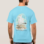 De meeuwen roepen en ik moet gaan t-shirt (Achterkant)