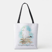 De meeuwen roepen en ik moet gaan tote bag (Achterkant)