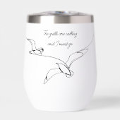 De meeuwen roepen en ik moet naar Seagull Art (Voorkant)