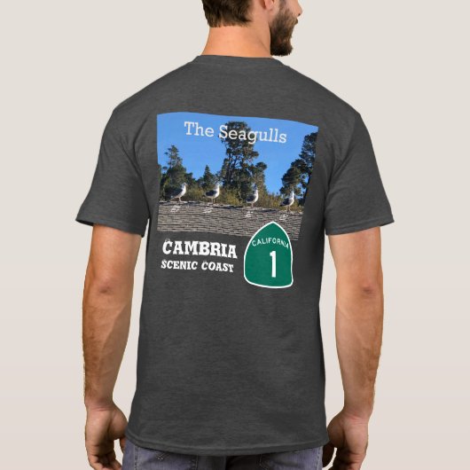 De meeuwen t-shirt (Achterkant)