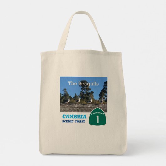 De meeuwen tote bag (Achterkant)