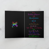 De mega Vlinder van de Kleur op Zwarte Kinder (Binnen)