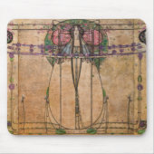 De mei-koningin van Margaret Macdonald Mackintosh Muismat (Voorkant)