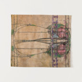 De mei-koningin van Margaret Macdonald Mackintosh Wandkleed (Voorkant (horizontaal))