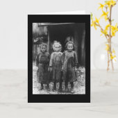 De Meisjes 1910 van Shucker van de oester Kaart (Gele Bloem)