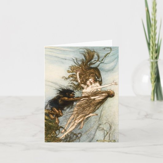 De Meisjes & Alberich Notecard van Rijn Bedankkaart (Voorkant)