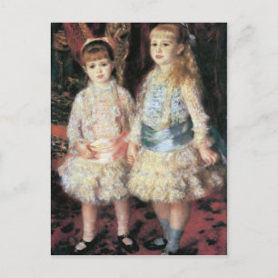 De meisjes Cahen d'Anvers van Pierre Renoir Briefkaart