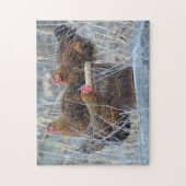 "De meisjes" Chicken Puzzle Legpuzzel (Verticaal)