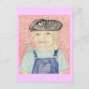De meisjes en Lisa Briefkaart