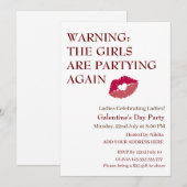 DE MEISJES FEESTEN WEER Galentine's Day Kaart (Voorkant / Achterkant)