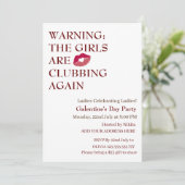 DE MEISJES KLUBBEN WEER NAAR Galentine's Day Kaart (Staand voorkant)