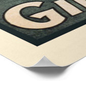 De meisjes uit de Parijse vintage poster (Hoek)