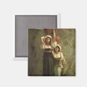 De meisjes van Alvito, 1855 Magneet (Voorkant / Achterkant)