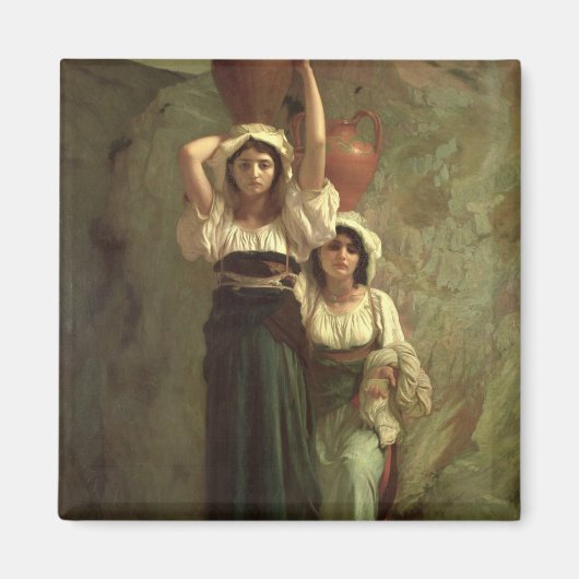 De meisjes van Alvito, 1855 Magneet (Voorkant)