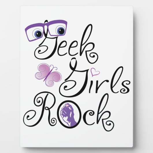De Meisjes van Geek schommelen Fotoplaat (Voorkant)