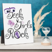 De Meisjes van Geek schommelen Fotoplaat (Zijkant)