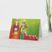 De Meisjes van het dorp Kaart (Voorkant)