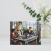 de meisjes/vrouwen samen door Albert Lynch, belle  Briefkaart (Staand voorkant)