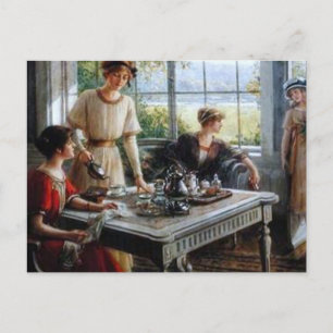 de meisjes/vrouwen samen door Albert Lynch, belle  Briefkaart